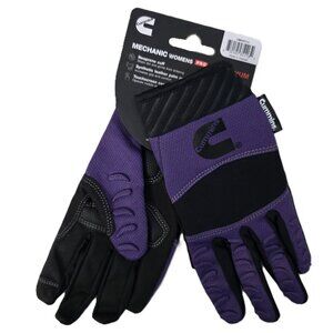 Cummins Women’s Mechanic Glove – Size Medium – CMN35113 – Purple/Black NEW